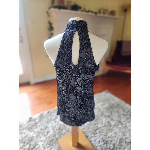 Women's Covington Blouse Size S Black and Cream - Picture 4 of 5